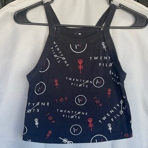 21 Pilots Cropped Tank Top